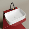 Ceramica Nova Element CN6053MW Умывальник чаша накладная прямоугольная, 60.5x38, цвет: белый