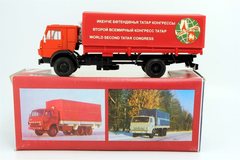 KAMAZ-5325 with awning Congress of the Tatars 1997 red Elecon Arek 1:43