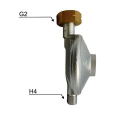 Редуктор газового балона QUATTRO ELEMENTI QE35GA 0,03 bar (GTK-10030)