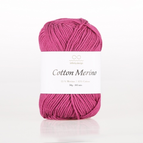 Пряжа Infinity Cotton Merino 4627 малина