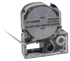 Картридж ленточный Cactus CS-LK4SBE черный для Epson LW300, LW400, LW700, LW600P, LW1000P, K400, Z700, Z900