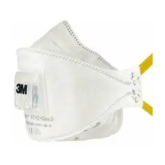 Полумаска фильтрующая (респиратор) для защиты от аэрозолей 3M 9312+ FFP1, складная, 10 шт/уп