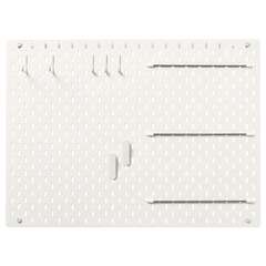 Перфорированная доска IKEA SKADIS (СКОДИС), Белый, 76x56 см