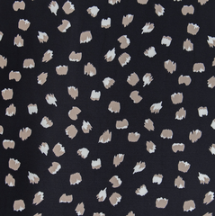 Атлас Армани стрейч принт, 90 гр/м2, 145 см, черный