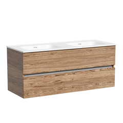 Sancos UR120-2ECH Тумба подвесная Urban 1190х450х550, c двумя ящиками оснащенными доводчиками, дуб чарльстон фото