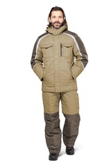Костюм "Финикс" бежевый/хаки (зимний) (р. 56-58/182-188)