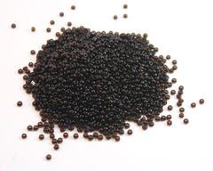 Бисер 6/0 PRECIOSA, 50г, тёмно-коричневый