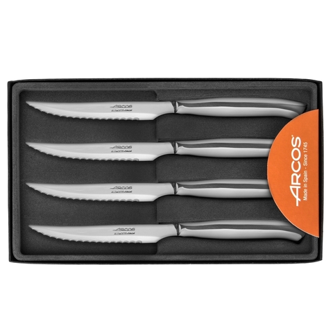 Набор ножей для стейка на 4 персоны 4 предмета Arcos Steak Knives 3784