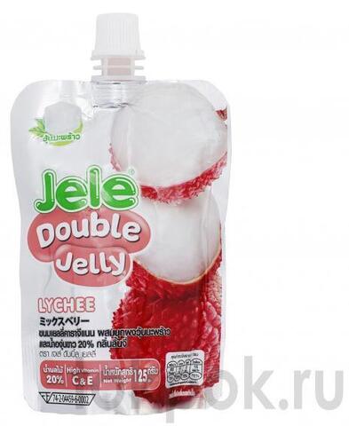 Желе фруктовое Jele Double Jele с личи, 125 г