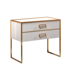 Boheme Monaco 867-100-WG Тумба, цвет: белый глянец, золото фото