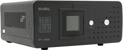 UPS 500VA SVEN <RT-500 Black> LCD, 1  евро  розетка, без АКБ