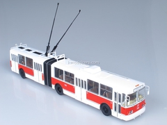 ZiU-10 ZiU-683 trolleybus red-white 1:43 Start Scale Models (SSM)