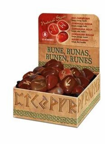 Руны из Красного Карнелиана + коробочка