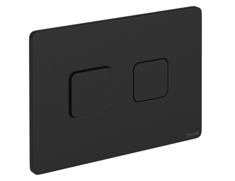 Cersanit AQUA 63838 Кнопка ACCENTO SQUARE для AQUA 50 пневматическая пластик черный матовый