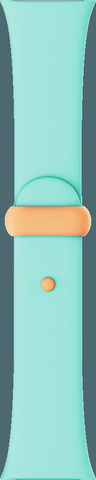 Ремешок Xiaomi Redmi Watch 3 Silicone Strap голубая аква