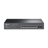 Коммутатор TP-LINK TL-SG2210MP JetStream™ 10-портовый гигабитный Smart коммутатор с 8 портами PoE+, 8 гигабитных портов PoE+, 2 гигабитных SFP-слота, 802.3at/af, бюджет PoE — 150 Вт, стальной корпус 1U для монтажа в 13-дюймовую стойку, (030674)