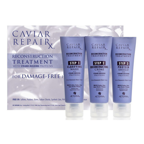 Alterna Caviar Repair Rx Reconstruction Treatment System Kit - Система для мгновенного восстановления волос 3x50 мл