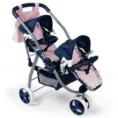 La Nina Трехколесная коляска для двух кукол серия Карлота, 81 см.  (60421)