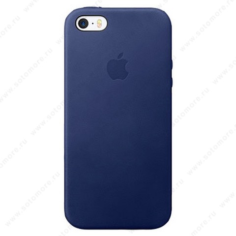 Накладка Silicone Case для Apple iPhone SE/ 5s/ 5 синий