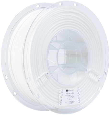 Пластик для 3D-принтера PolyMaker PolyLite PETG, 1.75 мм, 1 кг, Белый