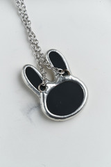 Кулон из зеркального стекла 