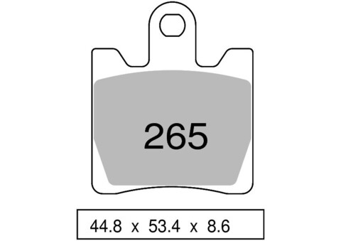 Колодки дискового тормоза Trofeo Organic 265  (LMP340, FDB2085)