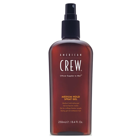 American Crew Styling: Спрей-гель для волос средней фиксации (Classic Medium Hold Spray Gel), 250мл