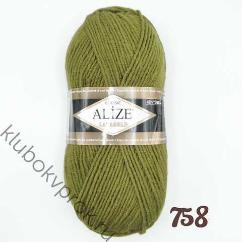 ALIZE LANAGOLD 758, Оливковый