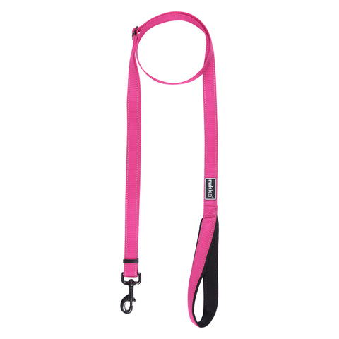 Поводок c регулируемой длиной и мягкой ручкой RUKKA PETS BLISS  LEASH, цвет розовый