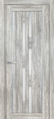 Дверь PSL-33 / Цвет Сан-ремо серый / белый сатинат / Двери PROFILO PORTE