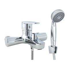 Смеситель СЛАВЕН СЛ-ОД-Л30 серия Коттедж для ванны, однорычажный, картридж 35мм, короткий излив