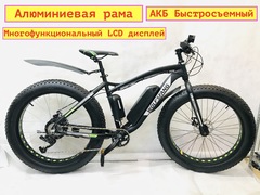 Электровелосипед фэтбайк с мотором 500W колеса 26" 4.0 дюймов взрослый