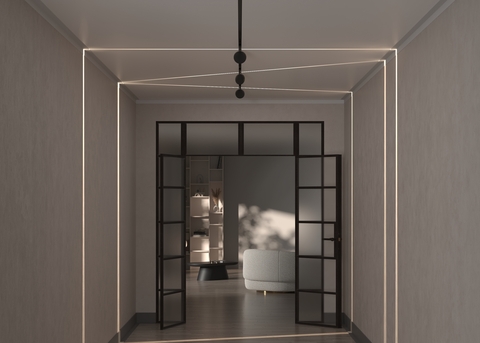 Магнитный трековый светильник Maytoni Outline TR090-2-6W4K-B