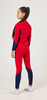 Детский раздельный гоночный комбинезон NordSki Jr.Base Dark Blue/Red New