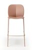 Стул пластиковый полубарный Scab Design Mentha Go Green, карамель