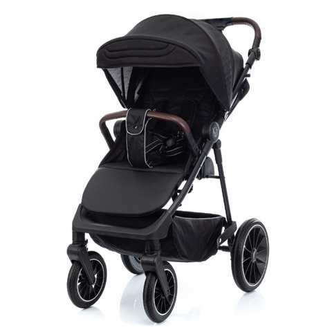 Детская прогулочная коляска KIDZI Storm, Black
