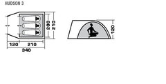 Туристическая палатка Trek Planet Hudson 3 (70214)