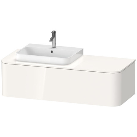 Duravit Happy D.2 Plus Тумба подвесная  354x1300x550мм 1 ящик, SX, цвет: белый глянцевый HP4932L2222