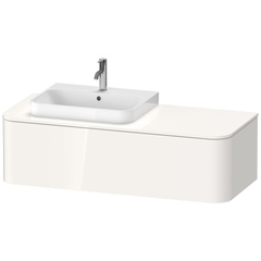 Duravit Happy D.2 Plus Тумба подвесная  354x1300x550мм 1 ящик, SX, цвет: белый глянцевый HP4932L2222 фото