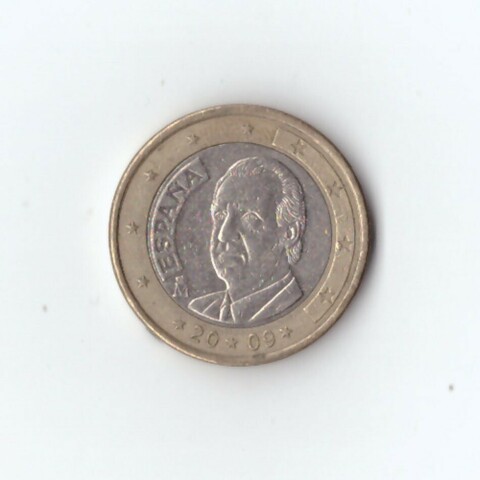 1 евро 2009 года Испания VF
