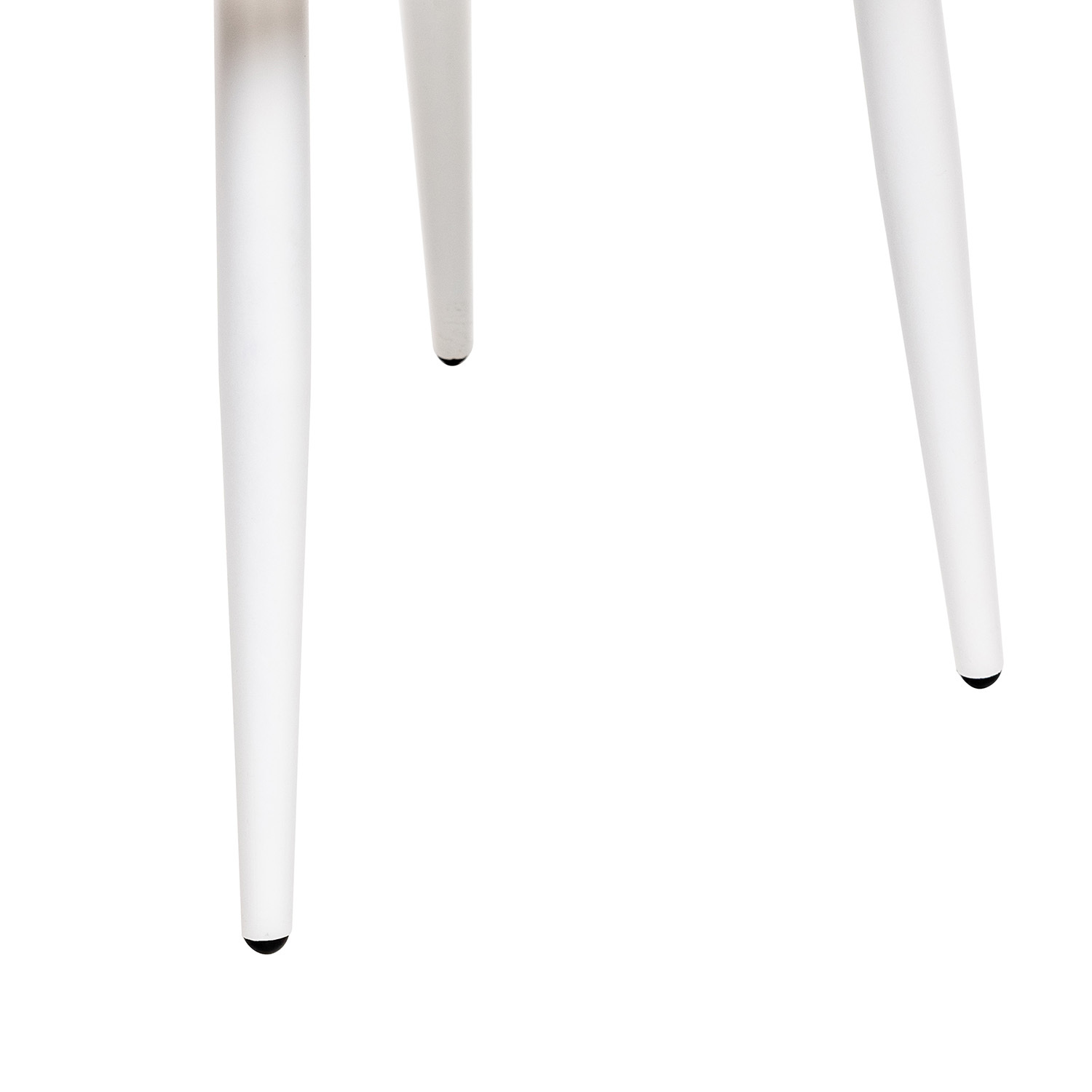 Стул с подлокотниками Leset Вайд, каркас Белый, велюр Латте, фото 8