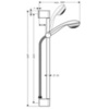 Душевой гарнитур 66,9 Hansgrohe Crometta 27652000