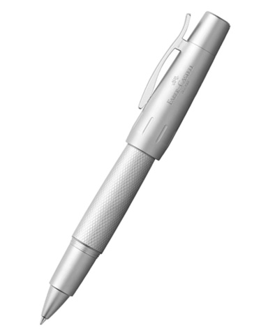 Ручка-роллер Faber-Castell E-Motion Pure Silver (148675)