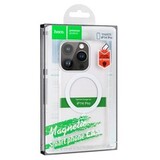 Силиконовый чехол с магнитом (MagSafe) Hoco TPU для iPhone 14 Pro (6.1) (Прозрачный)