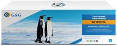 Картридж G&G, аналог HP W2031A/415A синий 2.1k с чипом