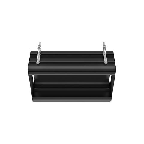 Gessi BINARIO Профиль линейный 670 мм., для 3 модулей, установка Shift-Fix, цвет Black XL 61006#299