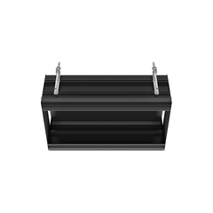 Gessi BINARIO Профиль линейный 670 мм., для 3 модулей, установка Shift-Fix, цвет Black XL 61006#299 фото