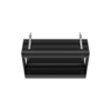 Gessi BINARIO Профиль линейный 670 мм., для 3 модулей, установка Shift-Fix, цвет Black XL 61006#299