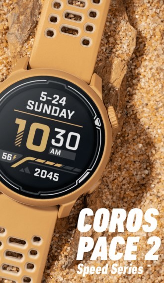 COROS PACE 2 Speed Series Silicone Gold WPACE2-GLD