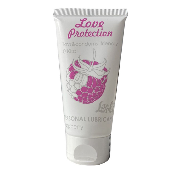 Лубрикант на водной основе с ароматом Малины Lola Games Love Protection Raspberry 50мл